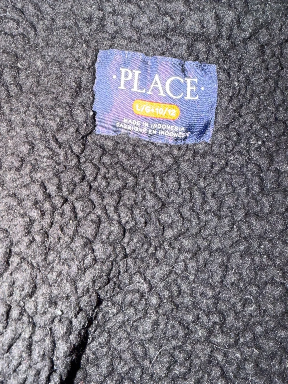 The Children's Place Dark Heather Gray Hooded Sherpa-Lined Puffer Jacket